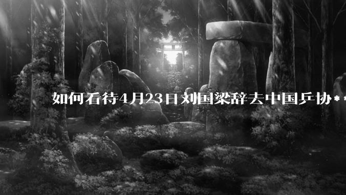 如何看待4月23日刘国梁辞去中国乒协***职务?